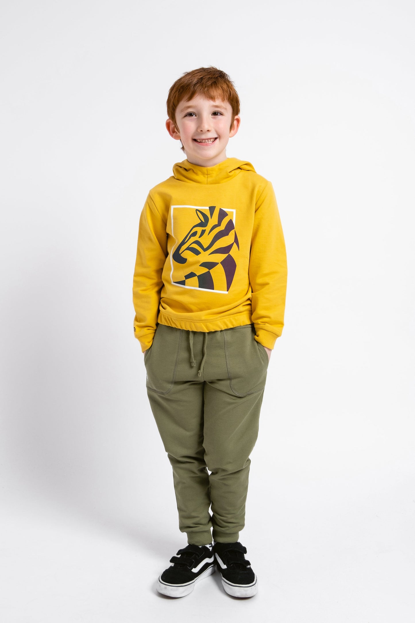 Solid Stitched Pocket Joggers with Drawstring Waistband - Olive