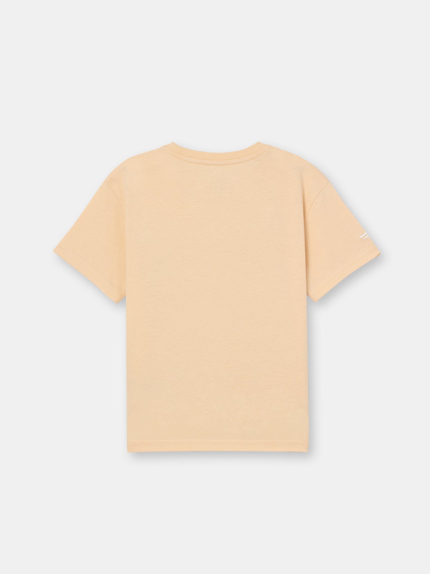 Short Sleeve T-Shirt with (Sky) Phrase - Brown