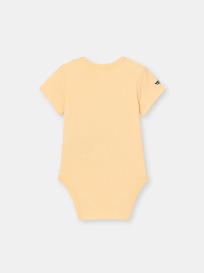 Short Sleeve Dino Adventure Bodysuit  - - Yellow