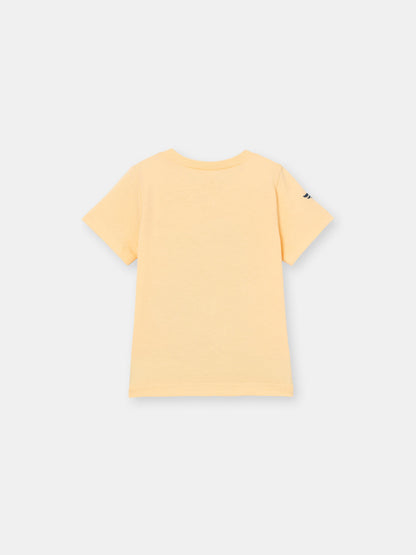 Short Sleeve T-Shirt with (Tiny Dino) Graphic - Yellow