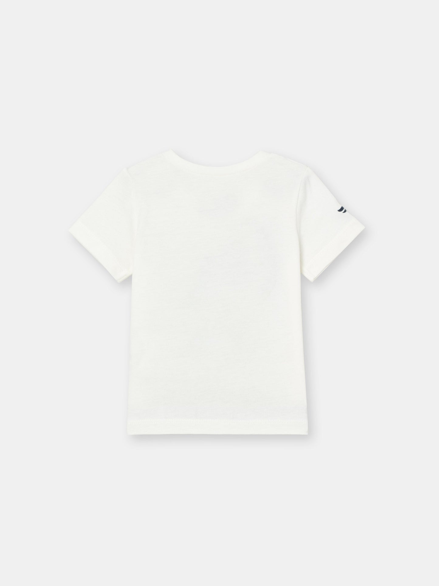 Mommy's Little Dino Short Sleeve T-Shirt for Babies - Ecru
