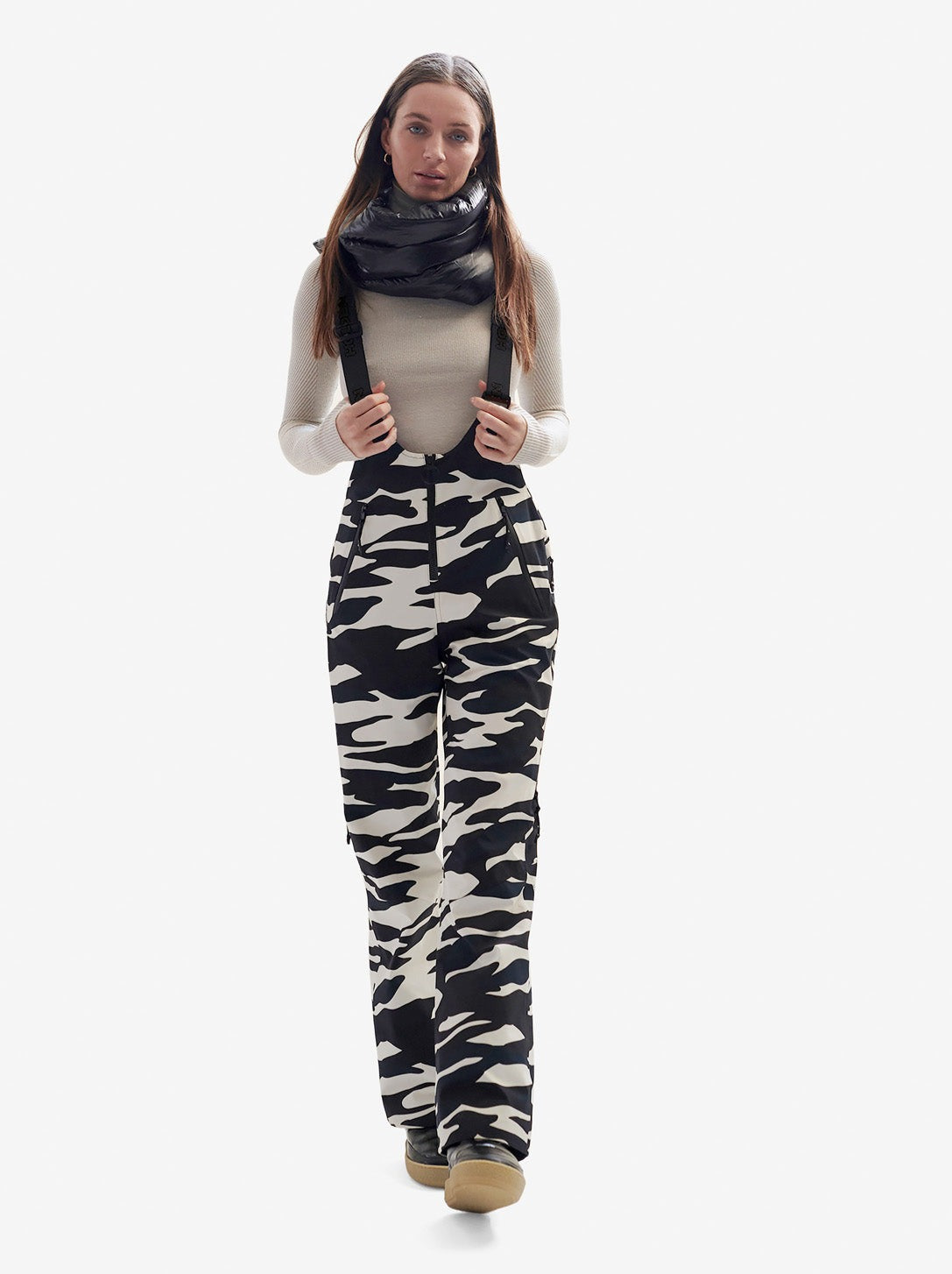 Snow Bib - Zebra