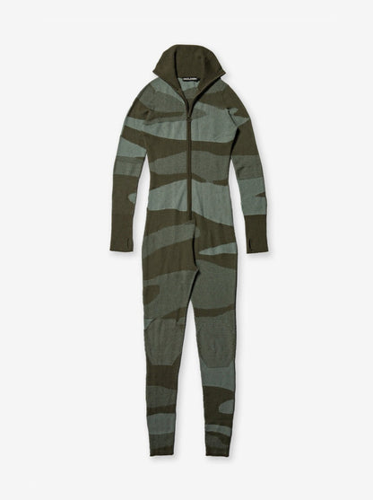 Merino Airwarm Bodysuit- Stone Green
