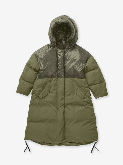 Long Down Puffer - Stone Green