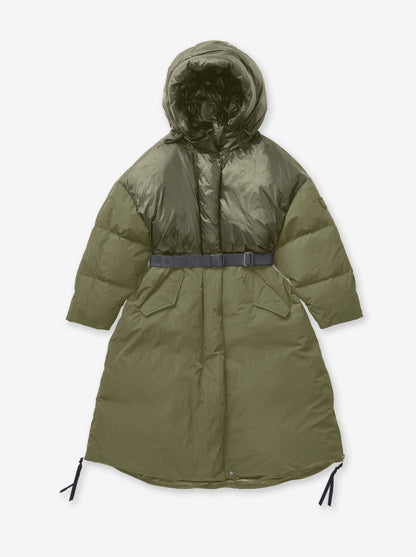 Long Down Puffer - Stone Green