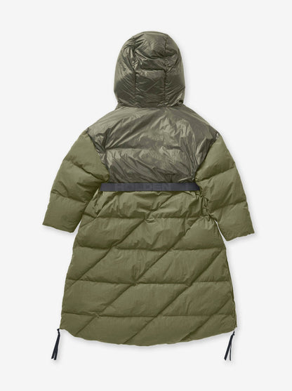 Long Down Puffer - Stone Green