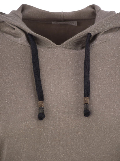 Brunello Cucinelli Women Sparkling Cashmere And Silk Sweatshirt