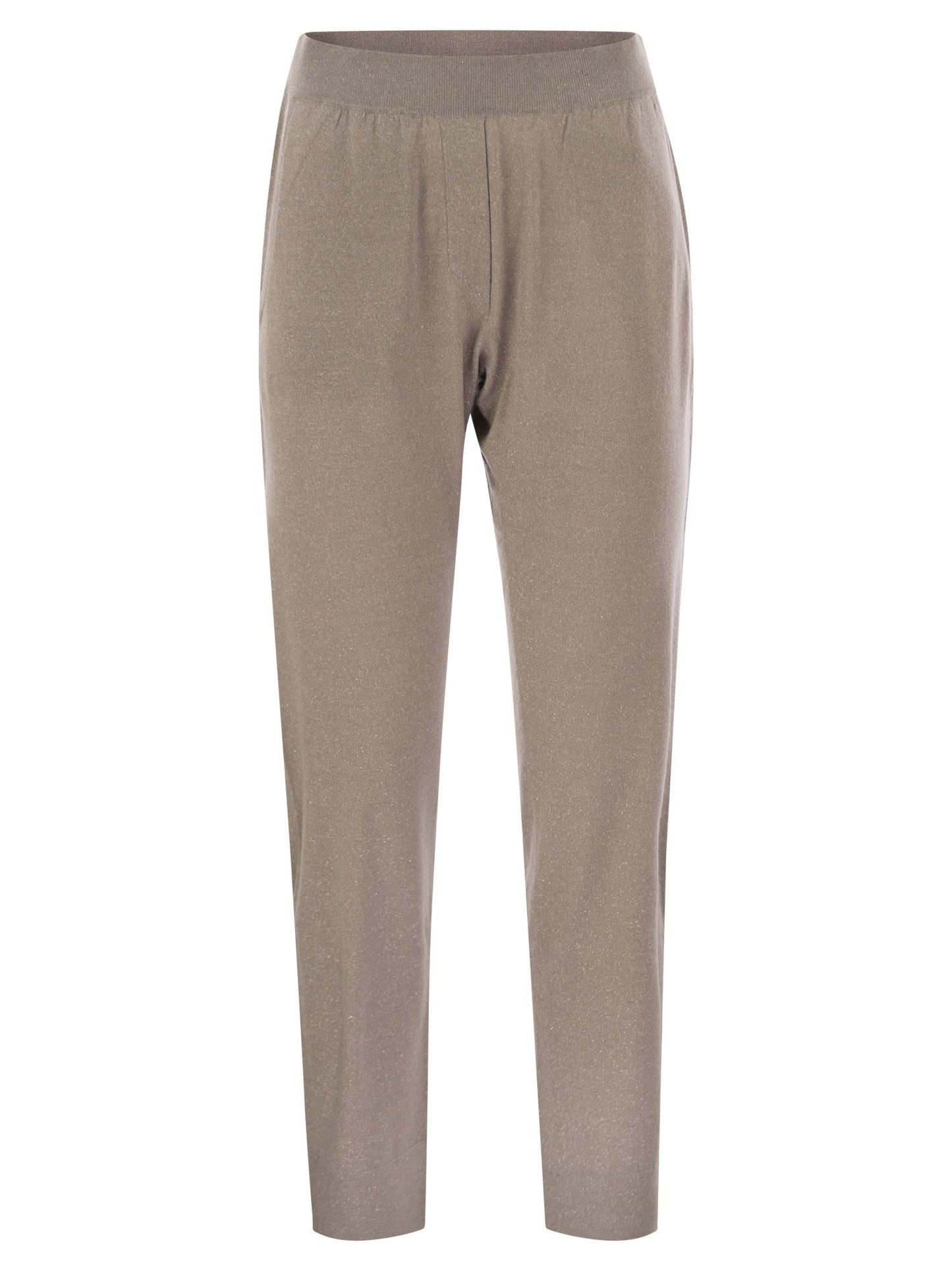 Brunello Cucinelli Women Sparkling Lightweight Cashmere And Silk Trousers