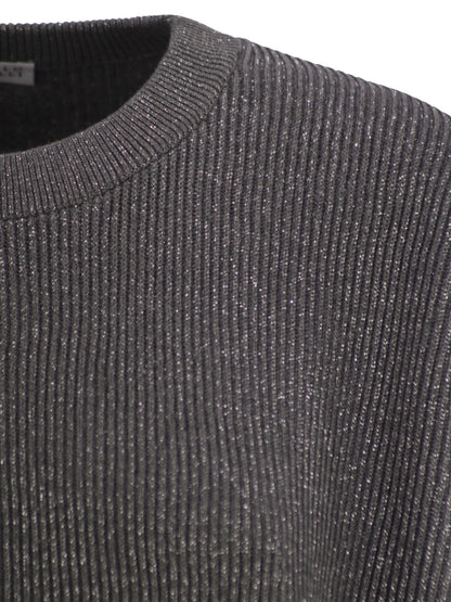 Brunello Cucinelli Women Cotton And Viscose Rib Sweater