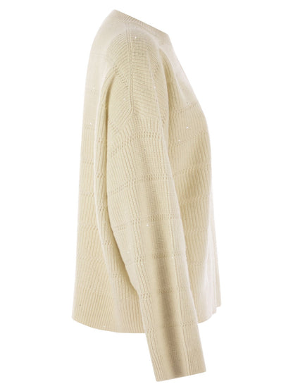 Brunello Cucinelli Women Cashmere And Wool Crew-Neck Sweater