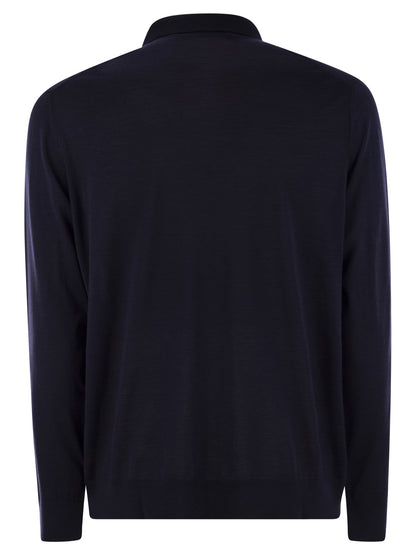 Kiton Men Wool Polo Shirt
