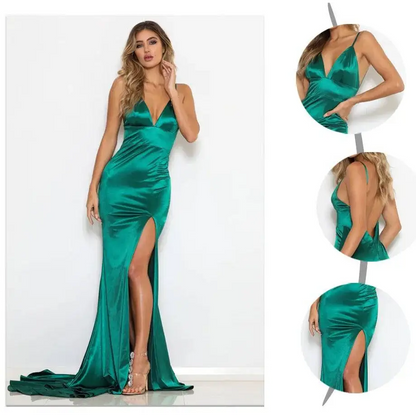 Emerald Green Annual Meeting Mermaid Gown