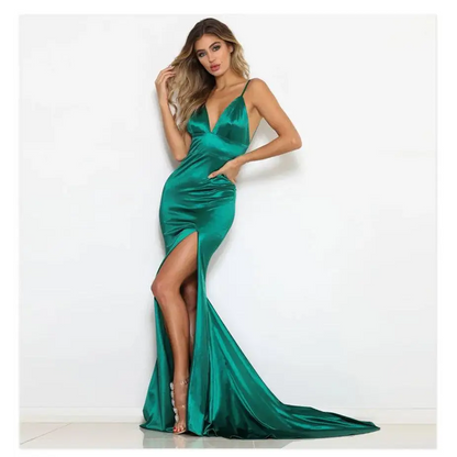 Emerald Green Annual Meeting Mermaid Gown
