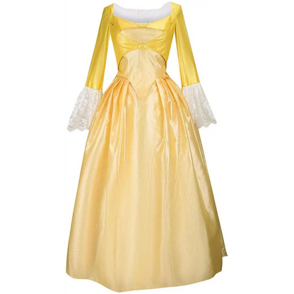 Yellow Victorian Palace Dress Stage Performance Costume