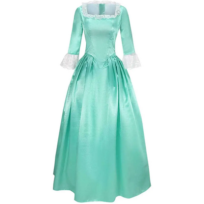 Yellow Victorian Palace Dress Stage Performance Costume